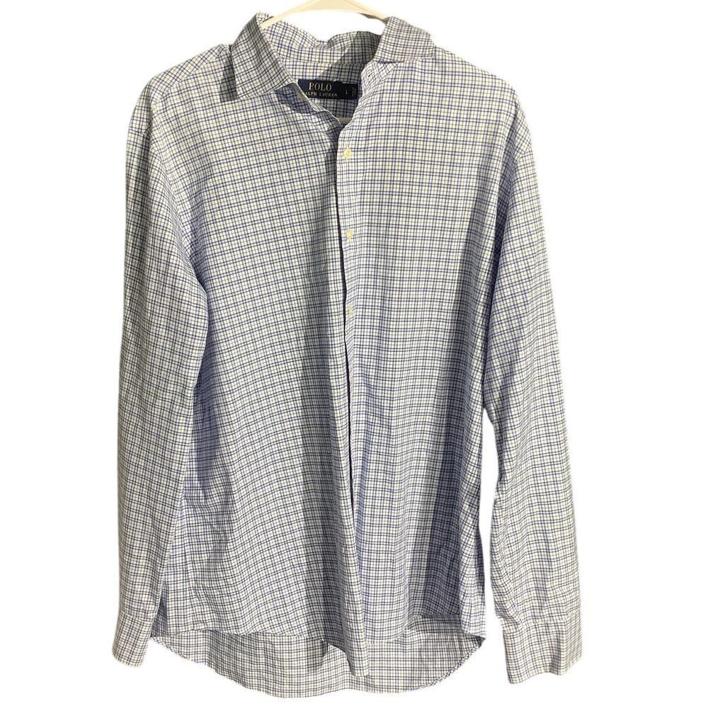 Ralph Lauren Plaid Button Down Shirt Mens Size S — Preppy, Classic, Business